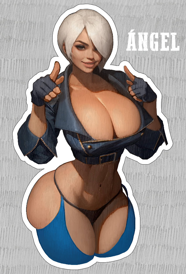 Ángel (bust) (sticker)