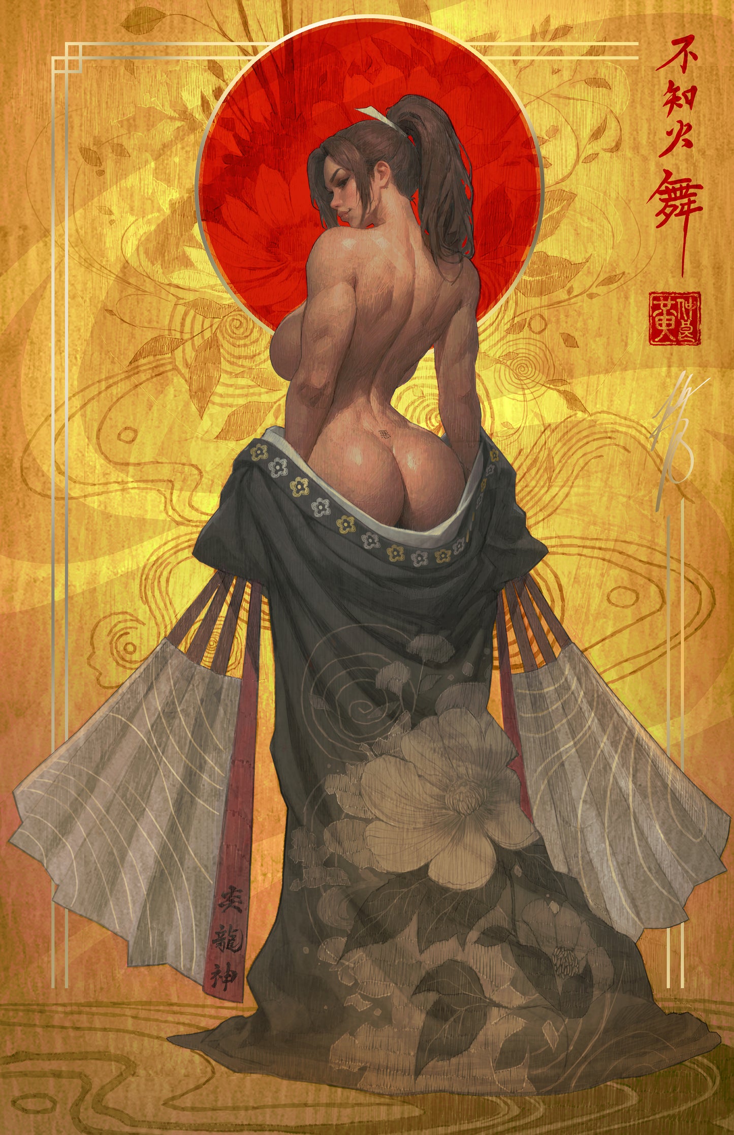 ✨Mai Shiranui - Kimono (Gold Foil)