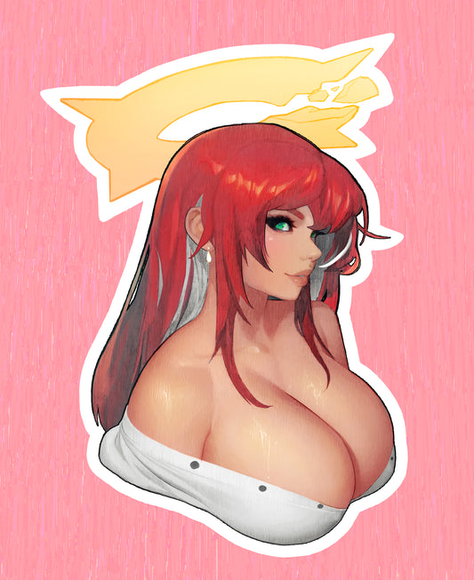 Jack-O Valentine (bust) (sticker)